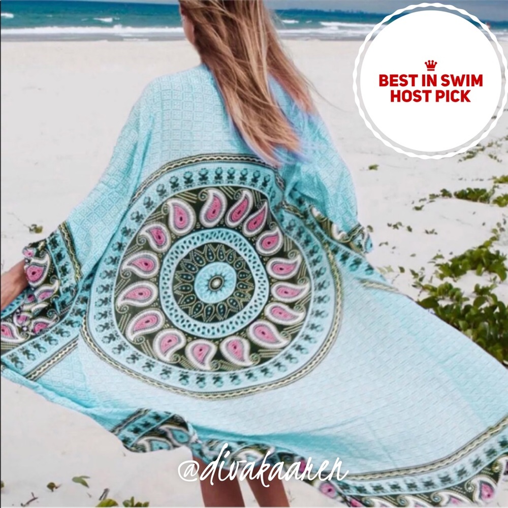 🎉HP🎉 Kimono/Festival/Beach/Boho/Cover Up/Resort - Picture 3 of 8